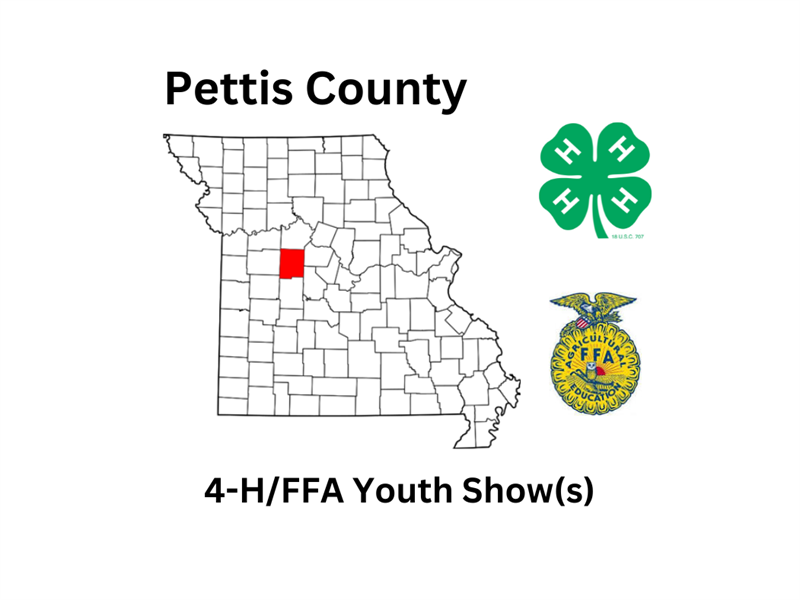 Logo for 2024 Pettis County 4-H & FFA Youth Fair