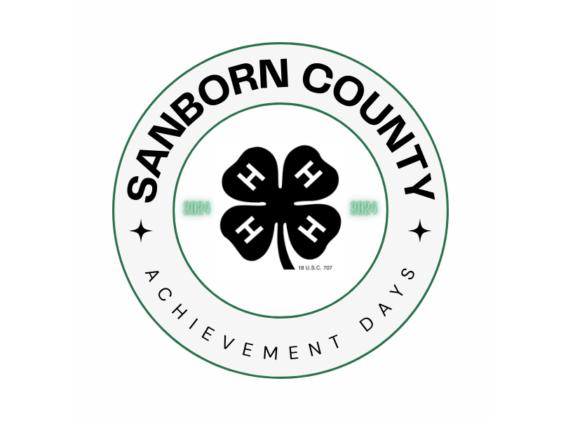 Logo for 2024 Sanborn County Achievement Days