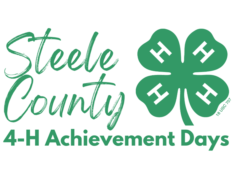 Logo for 2024 Steele County 4-H Achievement Days