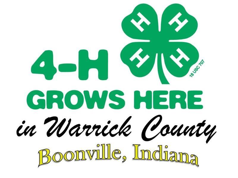 Logo for 2024 Warrick County 4-H Fair